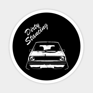 classic car dirty stancing lowrider Magnet